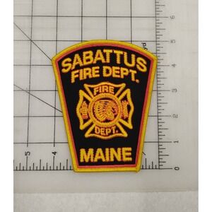 Sabattus Maine Fire Dept Patch